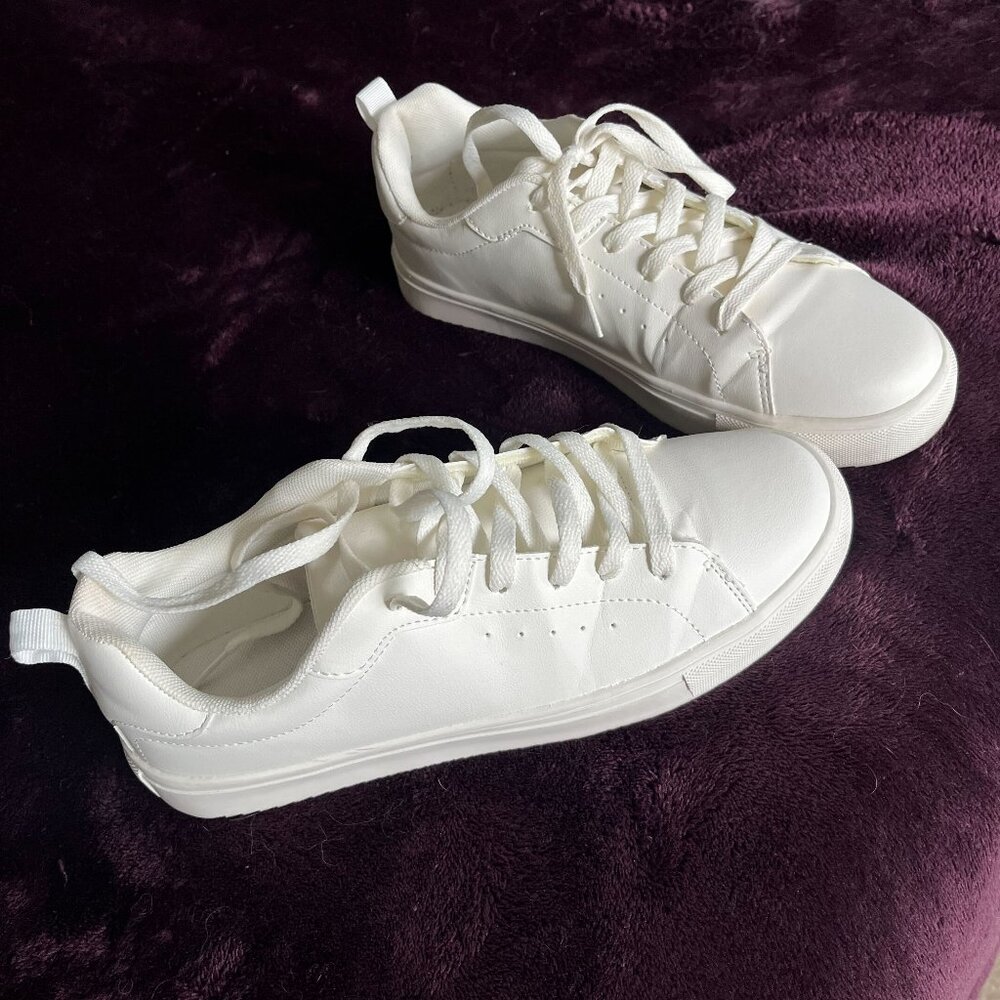 PRIMARK | All White Sneakers | Women's Size 8